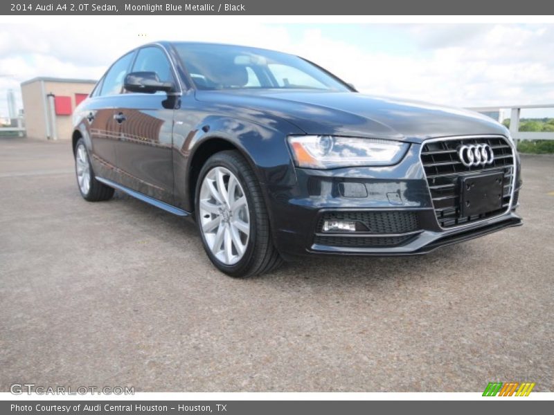 Moonlight Blue Metallic / Black 2014 Audi A4 2.0T Sedan