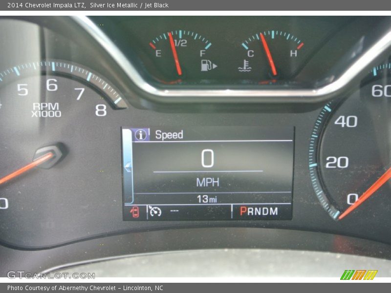 Silver Ice Metallic / Jet Black 2014 Chevrolet Impala LTZ