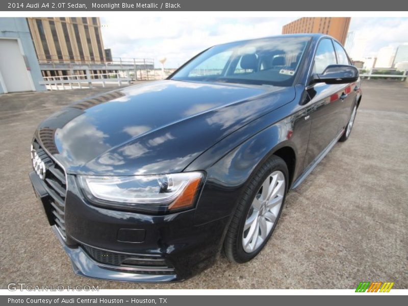 Moonlight Blue Metallic / Black 2014 Audi A4 2.0T Sedan
