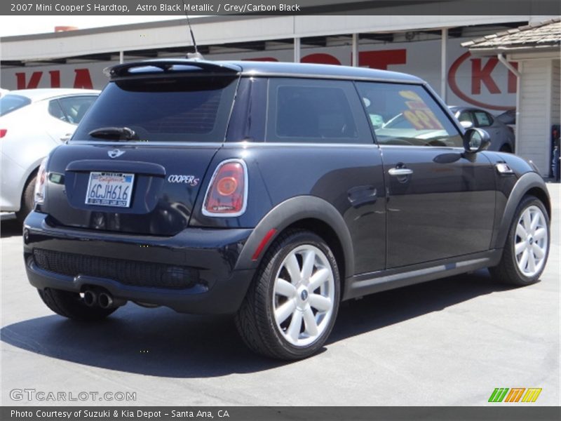 Astro Black Metallic / Grey/Carbon Black 2007 Mini Cooper S Hardtop