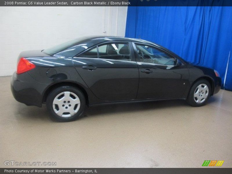 Carbon Black Metallic / Ebony Black 2008 Pontiac G6 Value Leader Sedan