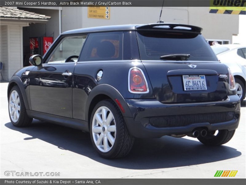 Astro Black Metallic / Grey/Carbon Black 2007 Mini Cooper S Hardtop