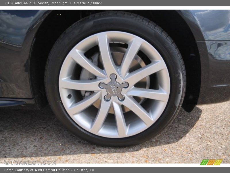 Moonlight Blue Metallic / Black 2014 Audi A4 2.0T Sedan