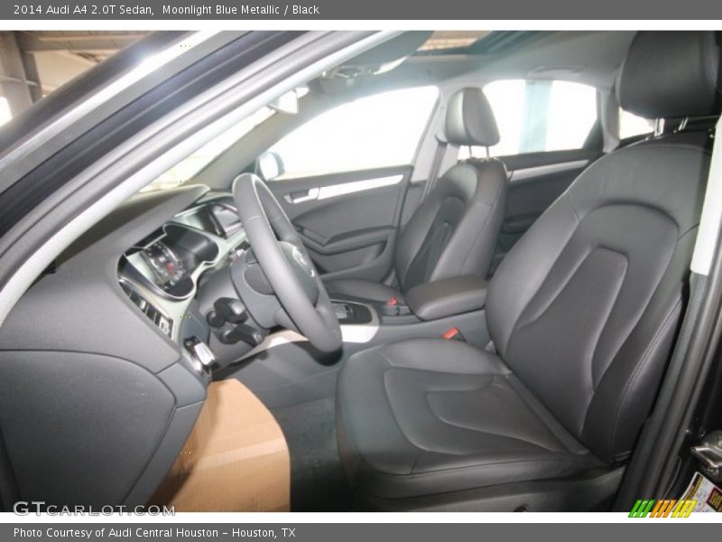 Moonlight Blue Metallic / Black 2014 Audi A4 2.0T Sedan