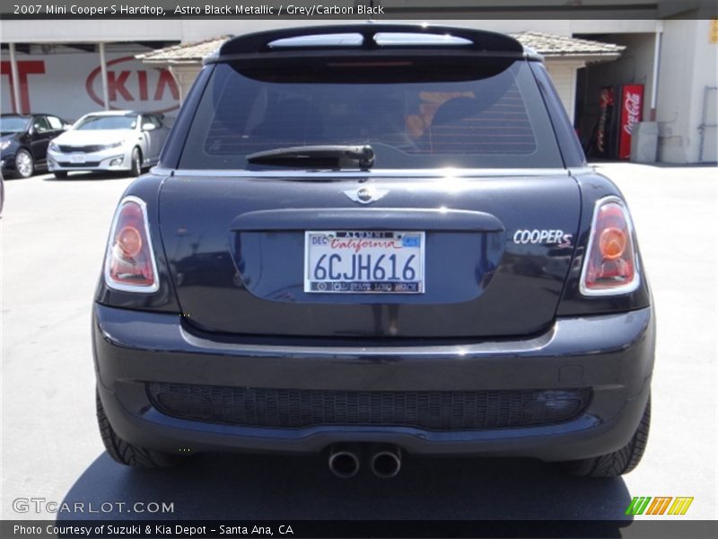 Astro Black Metallic / Grey/Carbon Black 2007 Mini Cooper S Hardtop