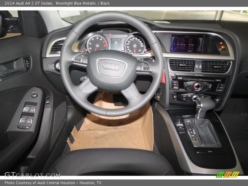Moonlight Blue Metallic / Black 2014 Audi A4 2.0T Sedan