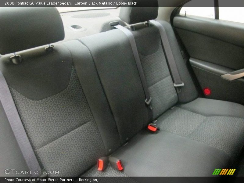 Carbon Black Metallic / Ebony Black 2008 Pontiac G6 Value Leader Sedan