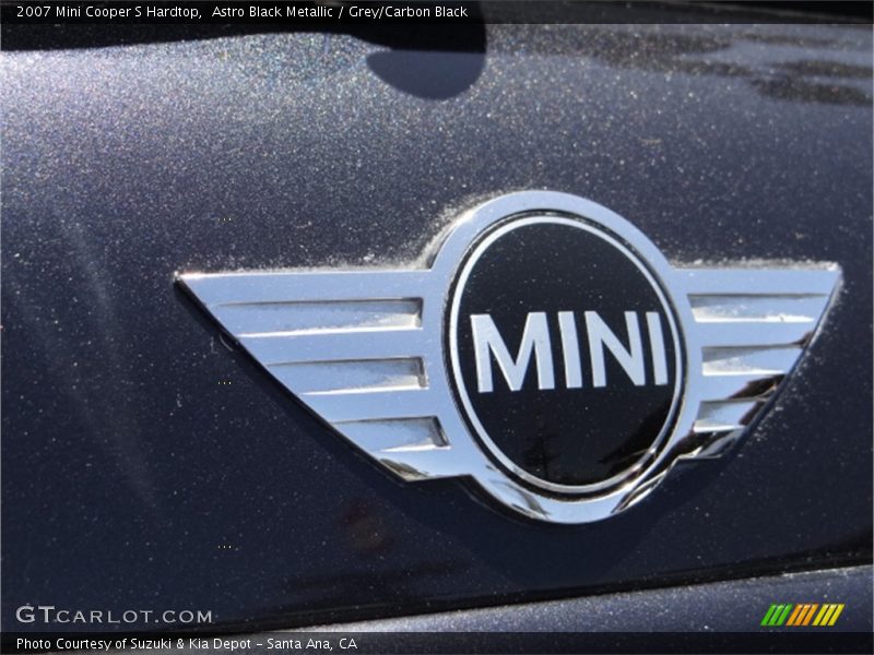 Astro Black Metallic / Grey/Carbon Black 2007 Mini Cooper S Hardtop