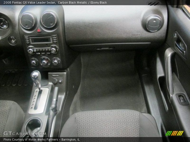 Carbon Black Metallic / Ebony Black 2008 Pontiac G6 Value Leader Sedan