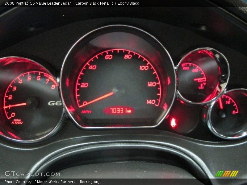 Carbon Black Metallic / Ebony Black 2008 Pontiac G6 Value Leader Sedan
