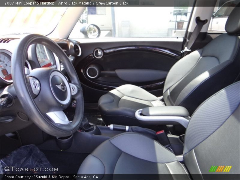 Astro Black Metallic / Grey/Carbon Black 2007 Mini Cooper S Hardtop