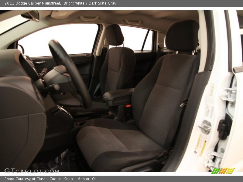 Bright White / Dark Slate Gray 2011 Dodge Caliber Mainstreet