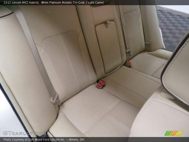 White Platinum Metallic Tri-Coat / Light Camel 2012 Lincoln MKZ Hybrid