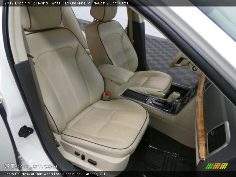 White Platinum Metallic Tri-Coat / Light Camel 2012 Lincoln MKZ Hybrid
