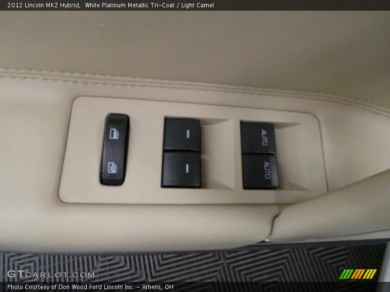 White Platinum Metallic Tri-Coat / Light Camel 2012 Lincoln MKZ Hybrid