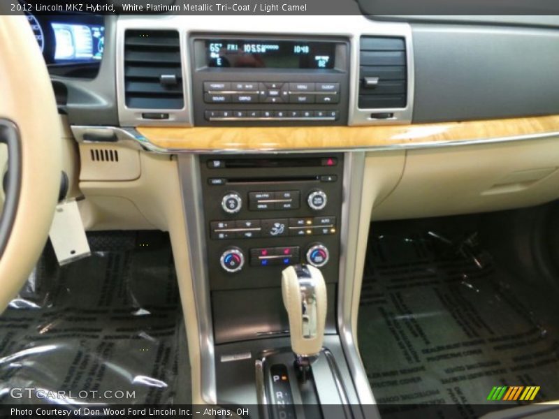 White Platinum Metallic Tri-Coat / Light Camel 2012 Lincoln MKZ Hybrid