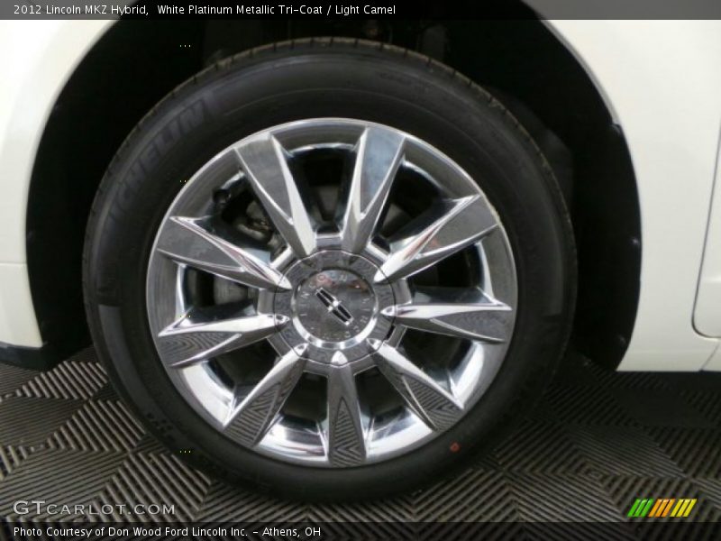 White Platinum Metallic Tri-Coat / Light Camel 2012 Lincoln MKZ Hybrid