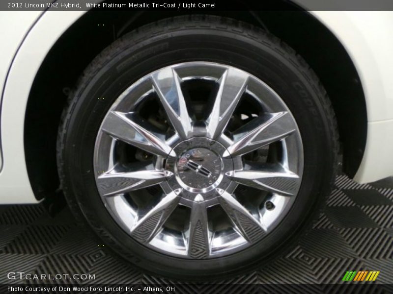 White Platinum Metallic Tri-Coat / Light Camel 2012 Lincoln MKZ Hybrid