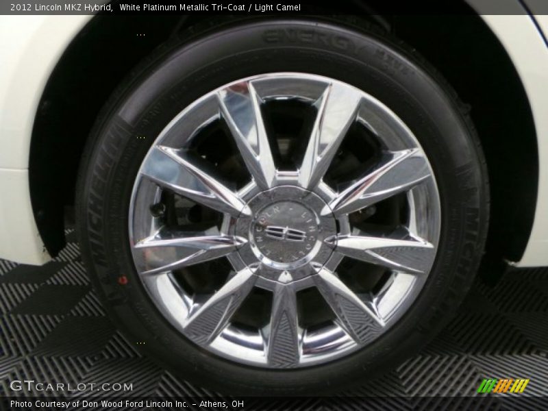White Platinum Metallic Tri-Coat / Light Camel 2012 Lincoln MKZ Hybrid