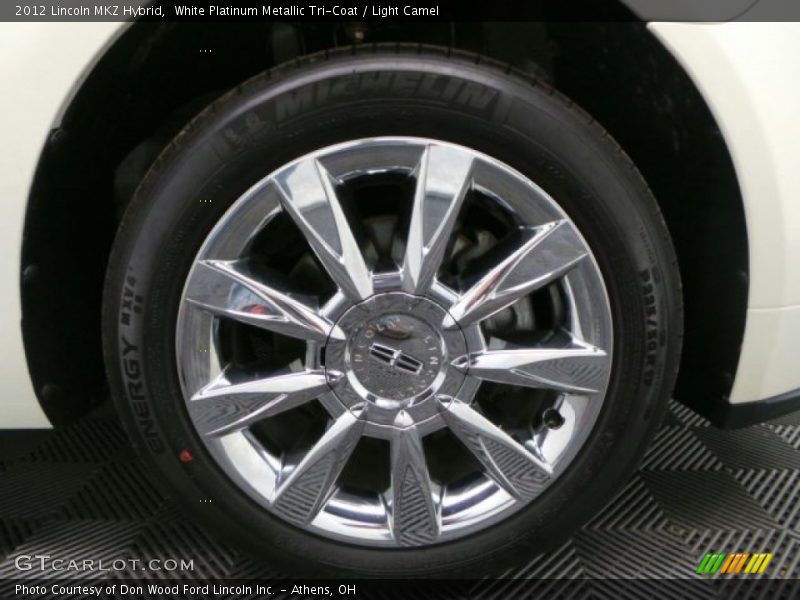 White Platinum Metallic Tri-Coat / Light Camel 2012 Lincoln MKZ Hybrid