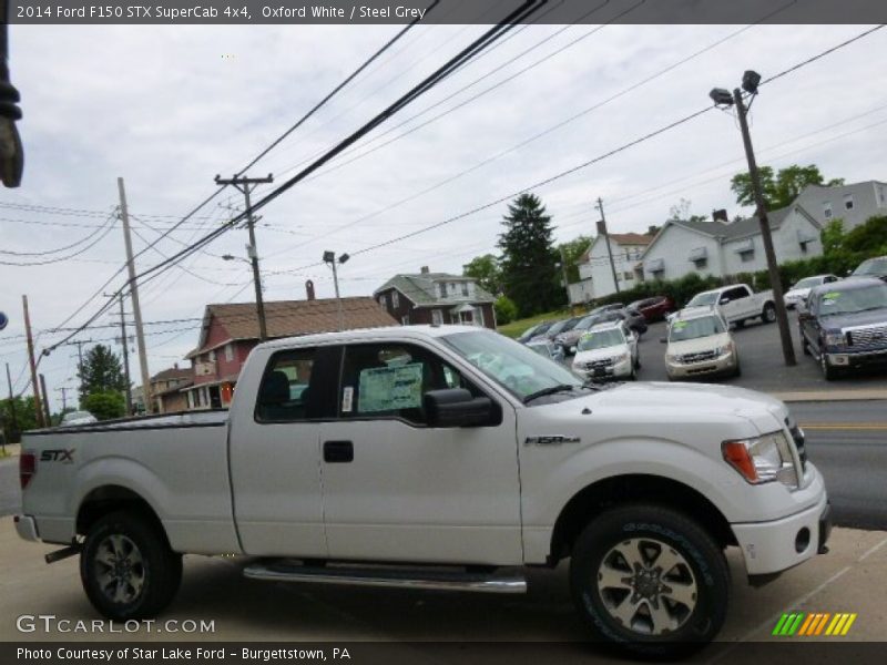 Oxford White / Steel Grey 2014 Ford F150 STX SuperCab 4x4