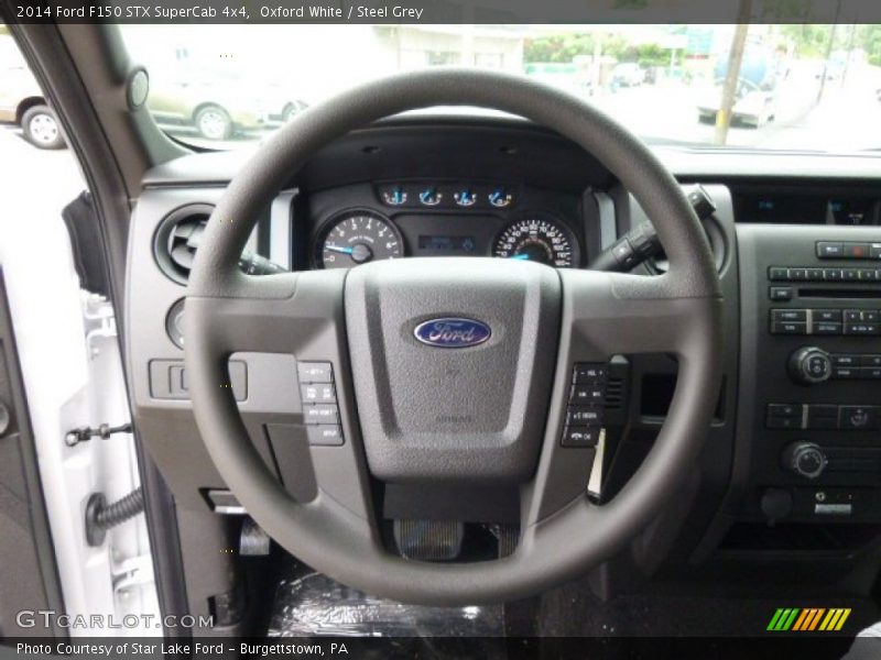 Oxford White / Steel Grey 2014 Ford F150 STX SuperCab 4x4