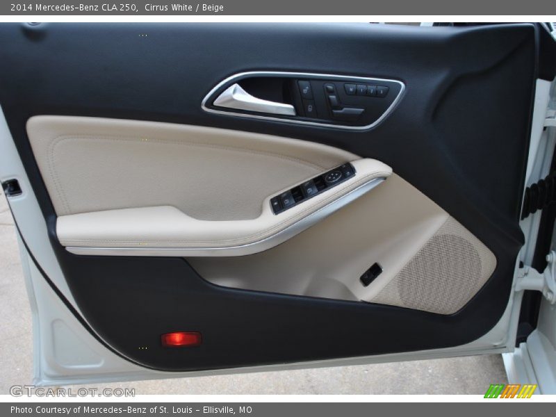 Cirrus White / Beige 2014 Mercedes-Benz CLA 250