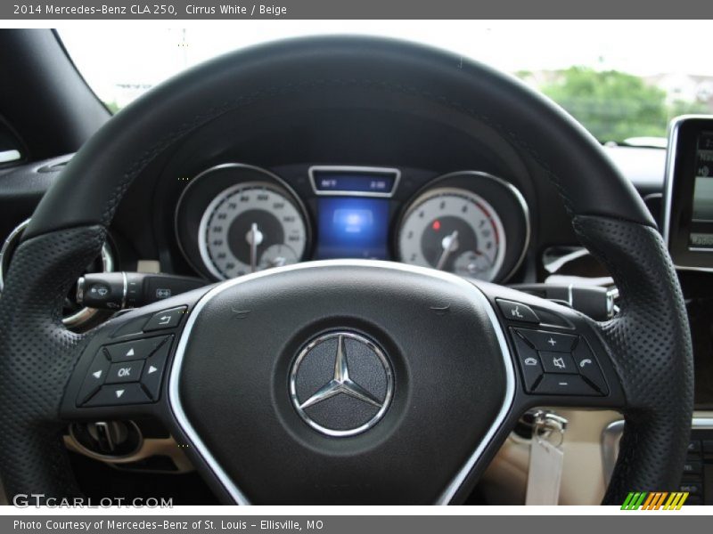 Cirrus White / Beige 2014 Mercedes-Benz CLA 250
