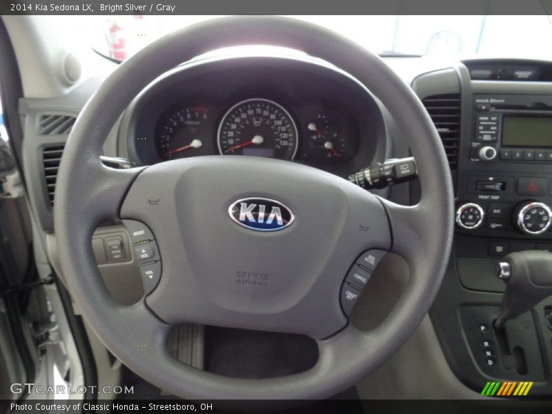 Bright Silver / Gray 2014 Kia Sedona LX