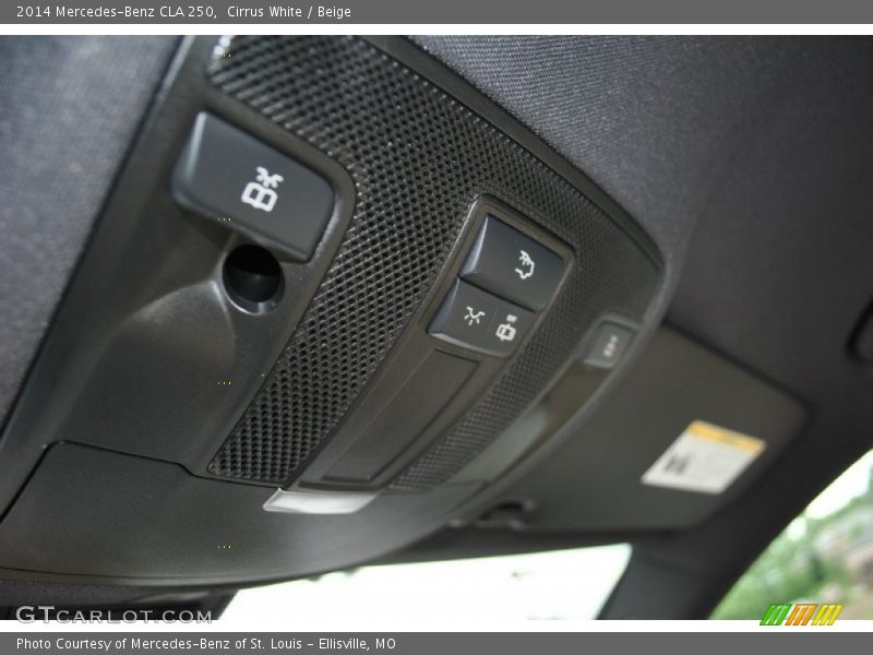 Cirrus White / Beige 2014 Mercedes-Benz CLA 250