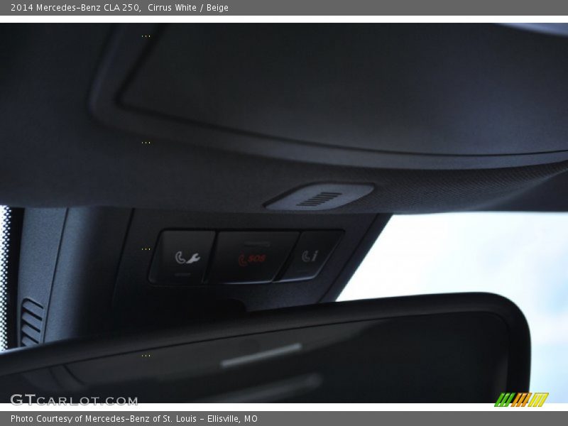 Cirrus White / Beige 2014 Mercedes-Benz CLA 250