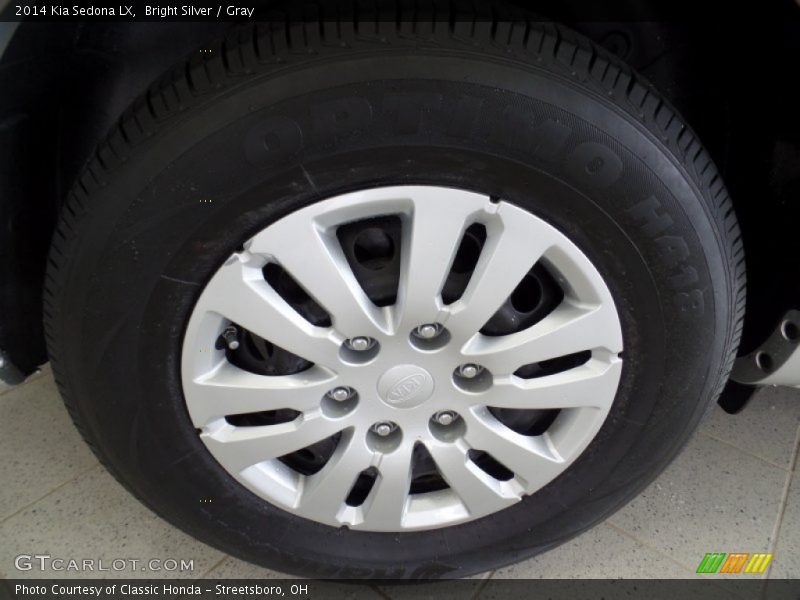 Bright Silver / Gray 2014 Kia Sedona LX