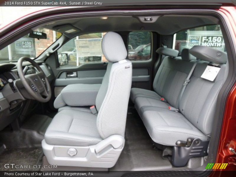 Sunset / Steel Grey 2014 Ford F150 STX SuperCab 4x4