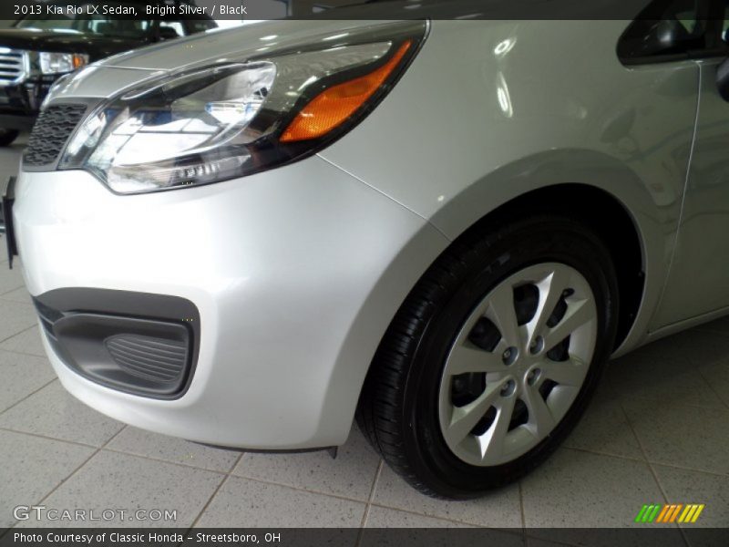 Bright Silver / Black 2013 Kia Rio LX Sedan