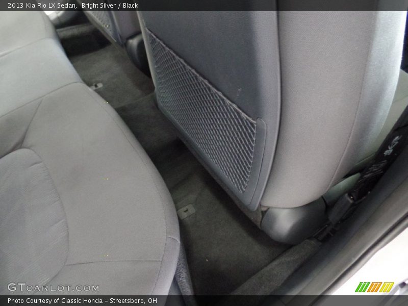 Bright Silver / Black 2013 Kia Rio LX Sedan