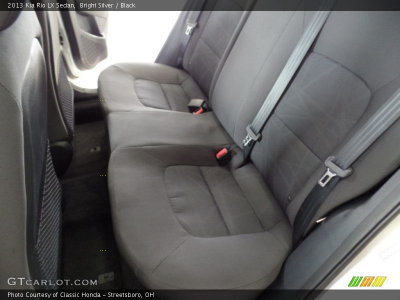 Bright Silver / Black 2013 Kia Rio LX Sedan