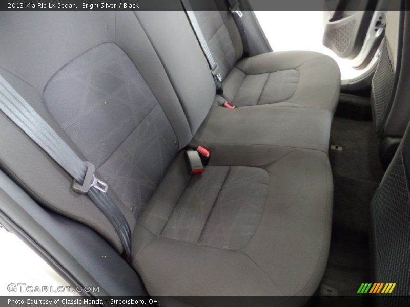 Bright Silver / Black 2013 Kia Rio LX Sedan