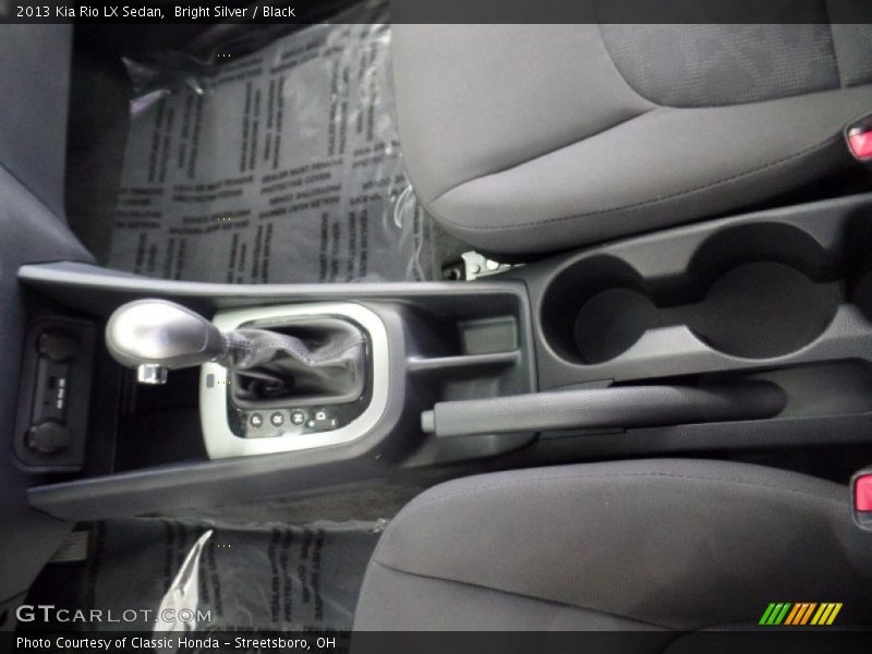 Bright Silver / Black 2013 Kia Rio LX Sedan