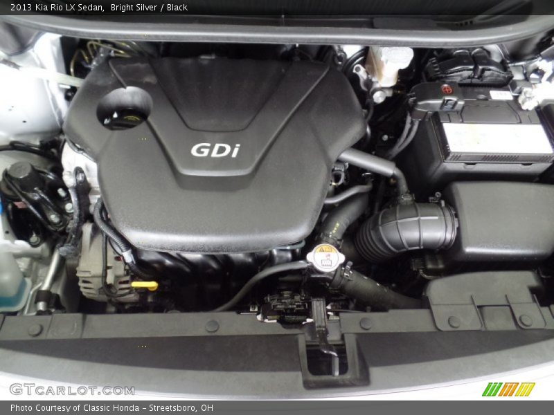Bright Silver / Black 2013 Kia Rio LX Sedan