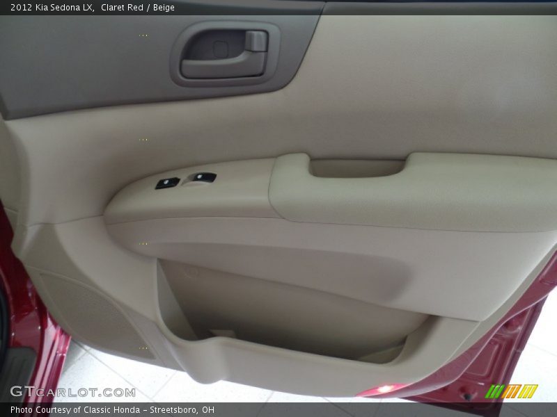 Claret Red / Beige 2012 Kia Sedona LX