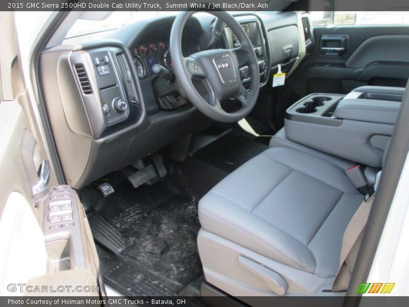 Summit White / Jet Black/Dark Ash 2015 GMC Sierra 2500HD Double Cab Utility Truck