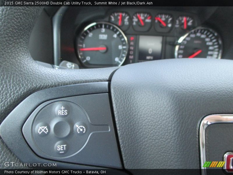 Summit White / Jet Black/Dark Ash 2015 GMC Sierra 2500HD Double Cab Utility Truck