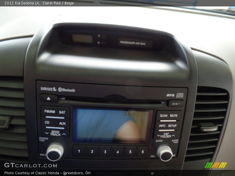 Claret Red / Beige 2012 Kia Sedona LX