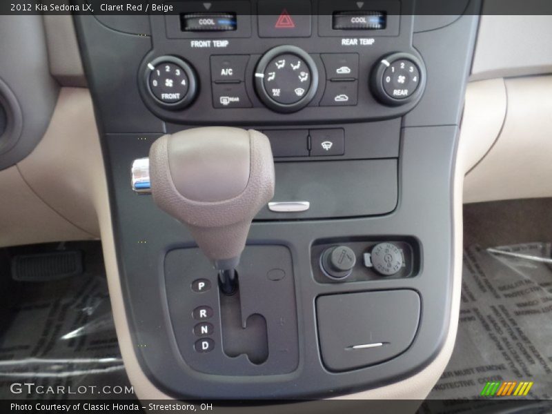 Claret Red / Beige 2012 Kia Sedona LX