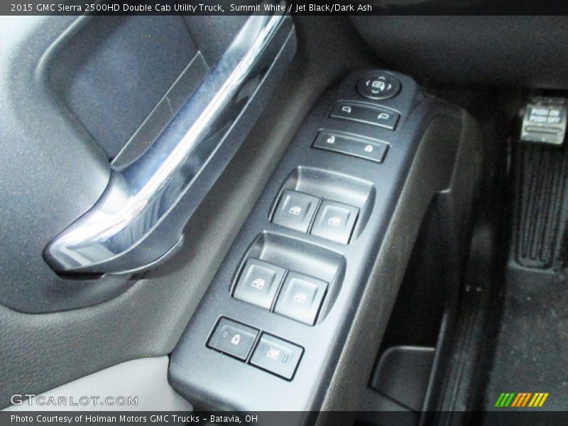 Summit White / Jet Black/Dark Ash 2015 GMC Sierra 2500HD Double Cab Utility Truck