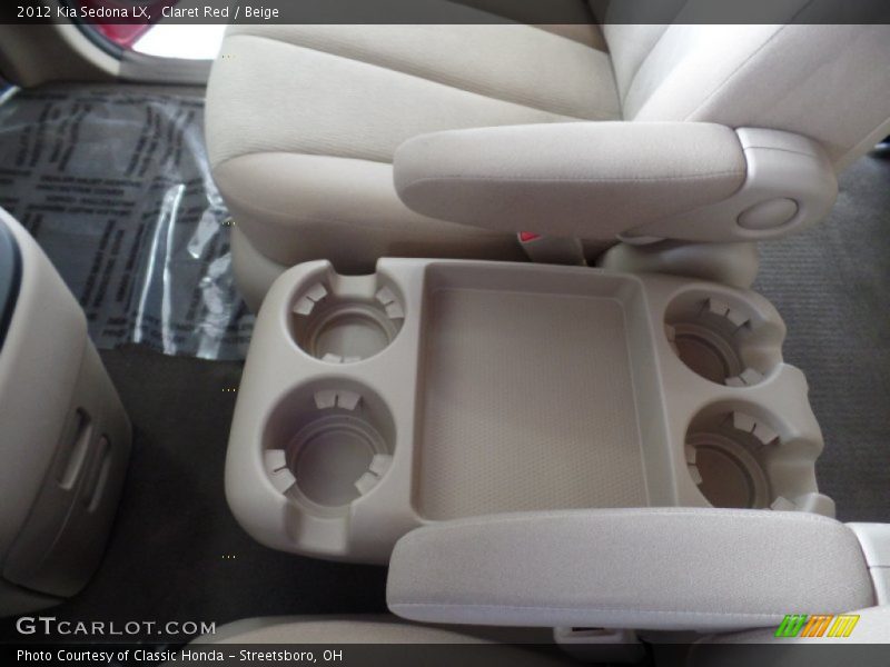 Claret Red / Beige 2012 Kia Sedona LX