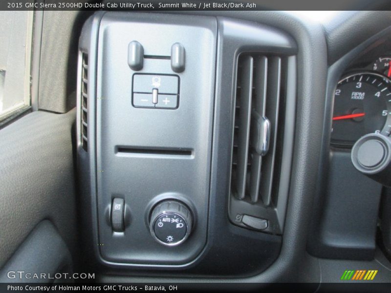 Summit White / Jet Black/Dark Ash 2015 GMC Sierra 2500HD Double Cab Utility Truck