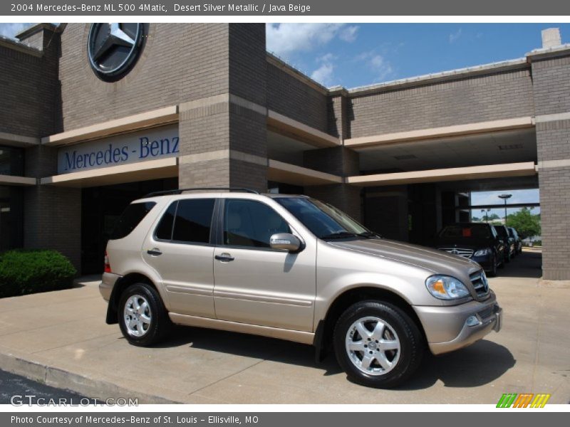 Desert Silver Metallic / Java Beige 2004 Mercedes-Benz ML 500 4Matic