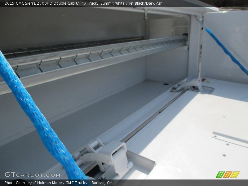 Summit White / Jet Black/Dark Ash 2015 GMC Sierra 2500HD Double Cab Utility Truck