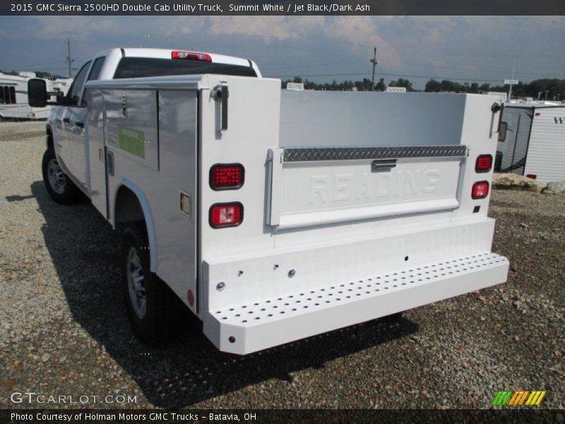 Summit White / Jet Black/Dark Ash 2015 GMC Sierra 2500HD Double Cab Utility Truck